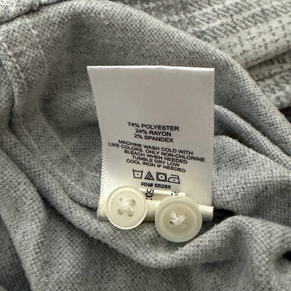 Express Plaid Sweater Flannel Shirt Mens White & Grey XL - Picture 5 of 6